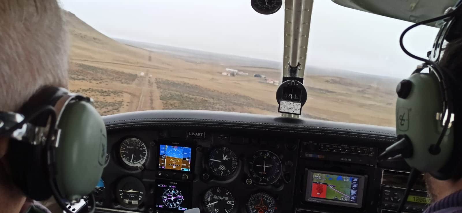 El Aeroclub colaboró en la búsqueda de un trabajador rural