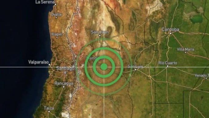 Un fuerte terremoto sacudió Mendoza