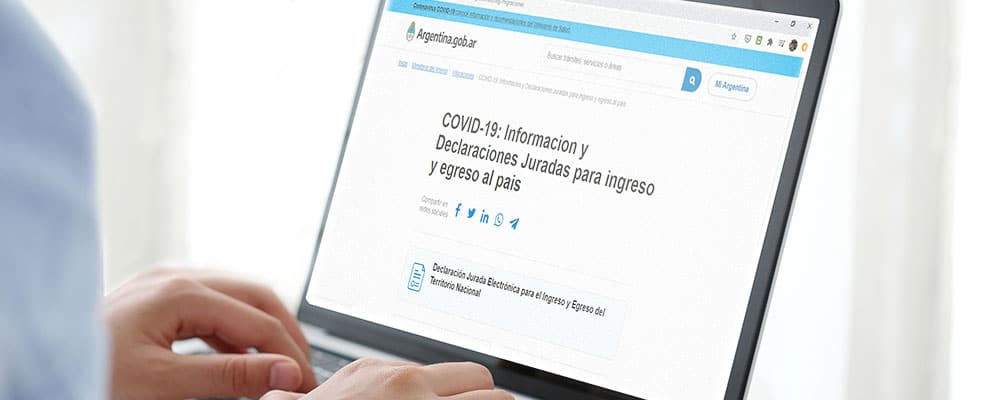 Ya no se completará una declaración jurada para entrar y salir del país