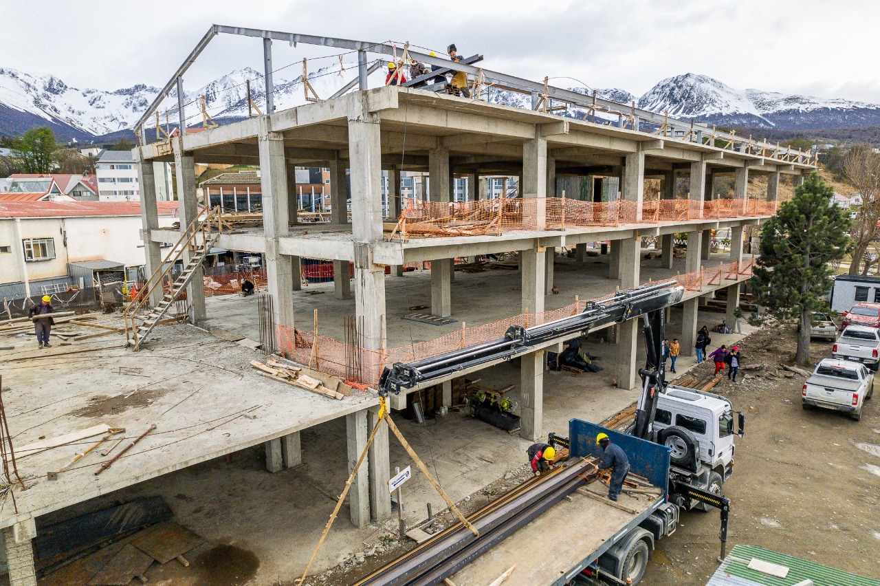 La ampliación del Hospital Regional Ushuaia se encuentra en su tramo final