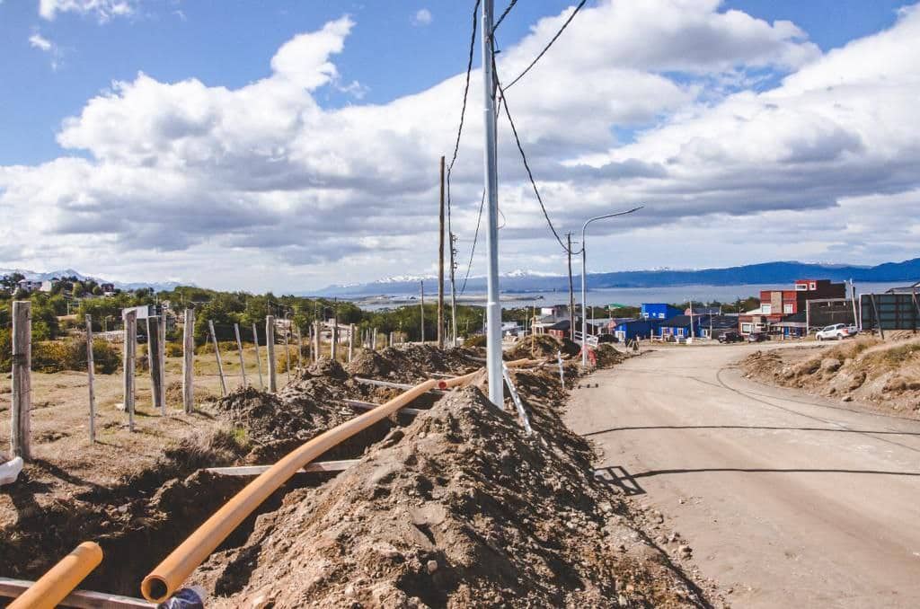 Avanza la instalación del gas en la Urbanización Gral. San Martín