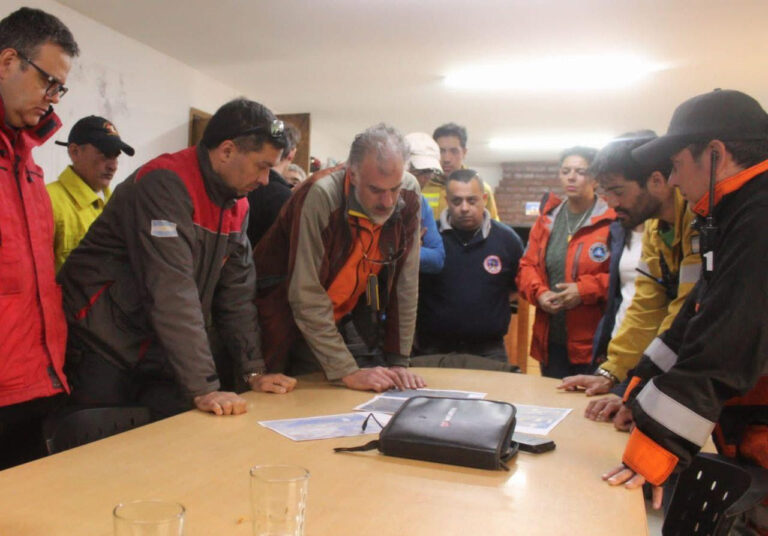 Ushuaia se puso a plena disposición de los brigadistas en Tolhuin