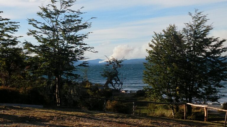 Incendio en Tolhuin: Se está trabajando para evitar la propagación del fuego activo