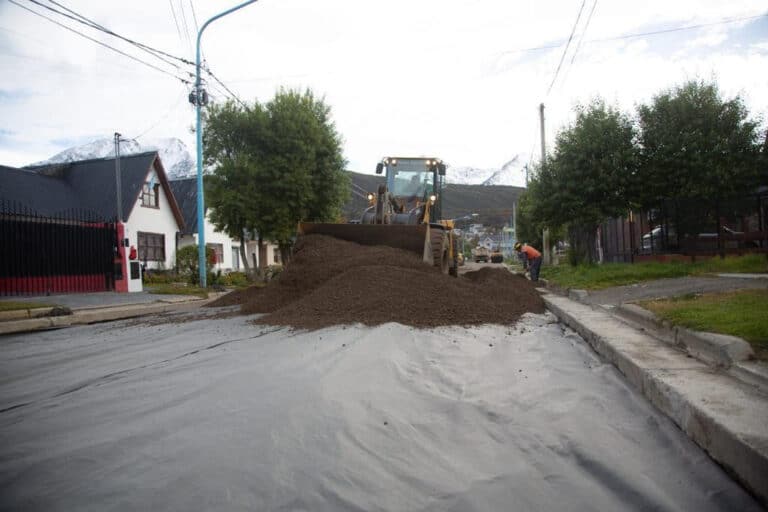 Avanzan los trabajos en la calle Del Cielo