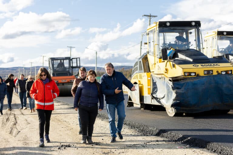 Avanza la obra de la pavimentación de la Ruta N°1