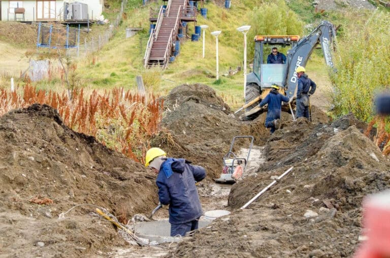 Se realizaron obras pluviales en el Barrio Mirador del Fernández