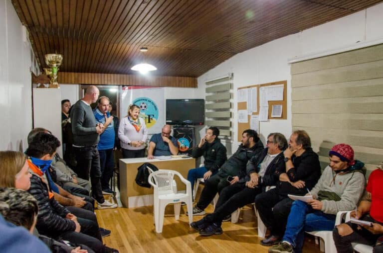 Muñiz Siccardi informó sobre la obra en el estadio Hugo Lumbreras