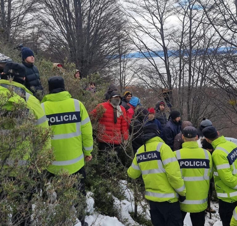 Se realizo un desarme masivo en el Bosque El Faldeo