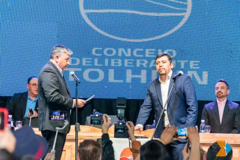 Harrington asumió su segundo mandato como Intendente municipal de Tolhuin