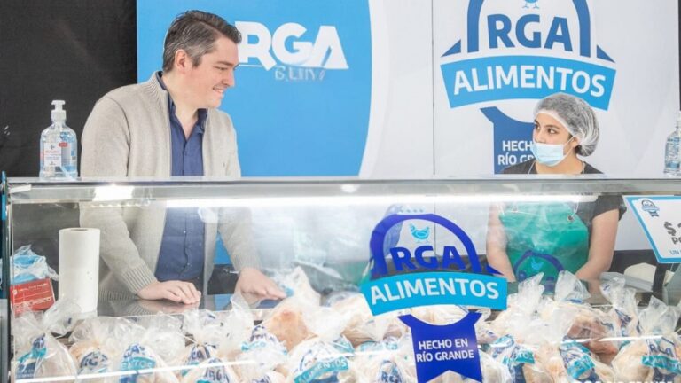 Los pollos frescos de RGA alimentos llegan a Ushuaia