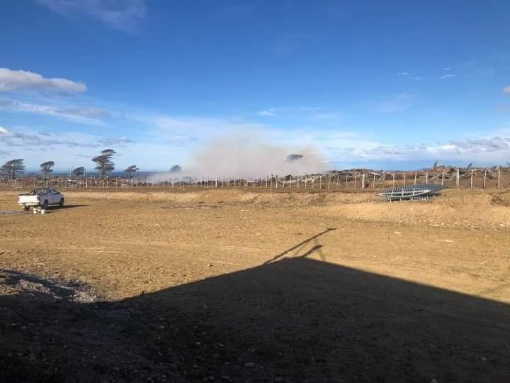 Eficaz control de incendio en Estancia La Fueguina